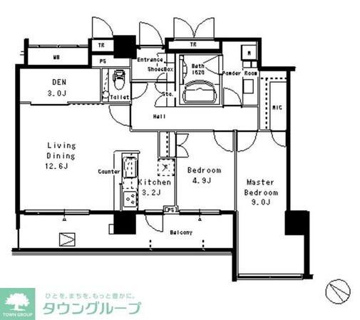 MFPR目黒タワーの物件間取画像